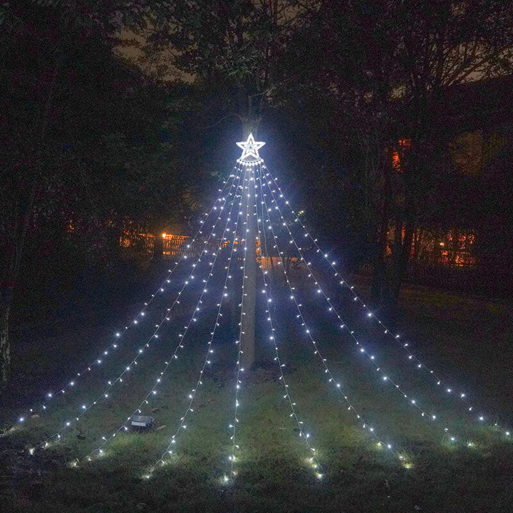 Star Waterfall Light Christmas Meteor Lights LED String Lamp-Orizon Depot