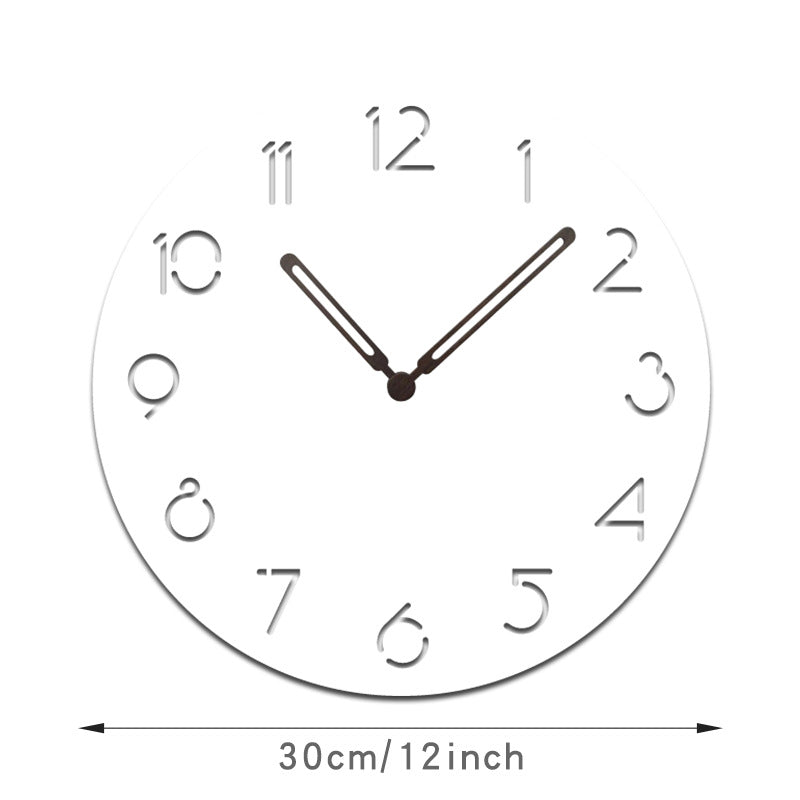 Atmospheric LED Light Silent Wall Decor Clock-Orizon Depot