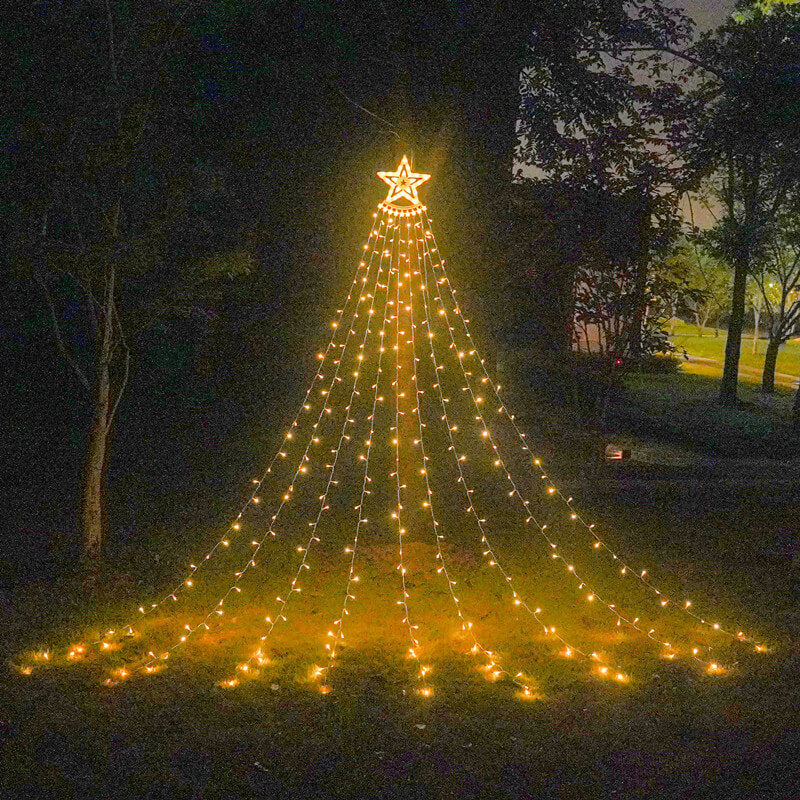 Star Waterfall Light Christmas Meteor Lights LED String Lamp-Orizon Depot