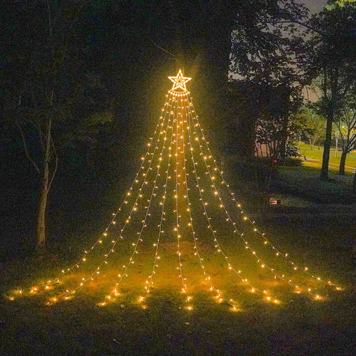 Star Waterfall Light Christmas Meteor Lights LED String Lamp-Orizon Depot