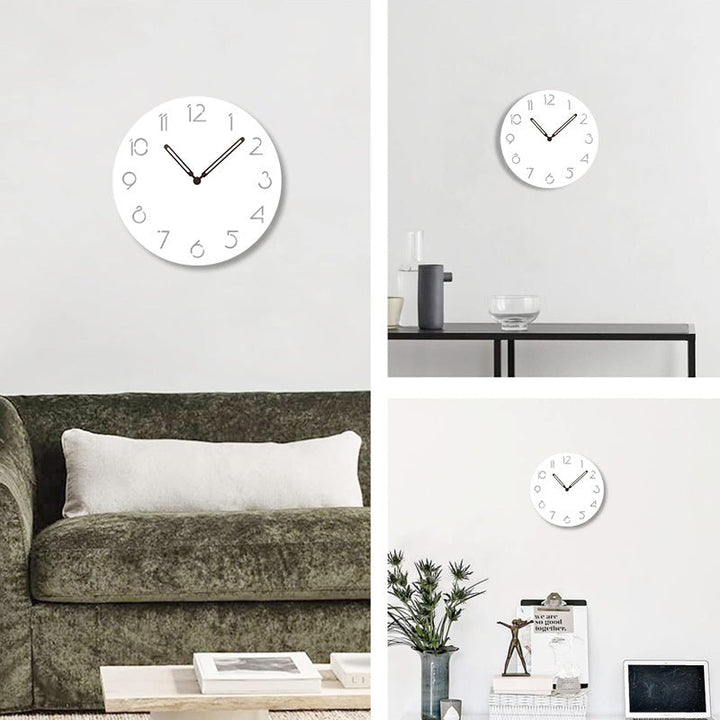 Atmospheric LED Light Silent Wall Decor Clock-Orizon Depot