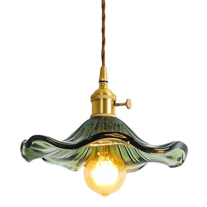 Retro Vintage Floral Hibiscus Hanging Lamp-Orizon Depot