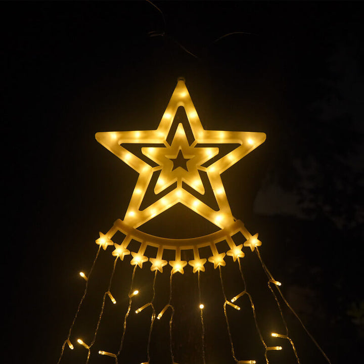 Star Waterfall Light Christmas Meteor Lights LED String Lamp-Orizon Depot