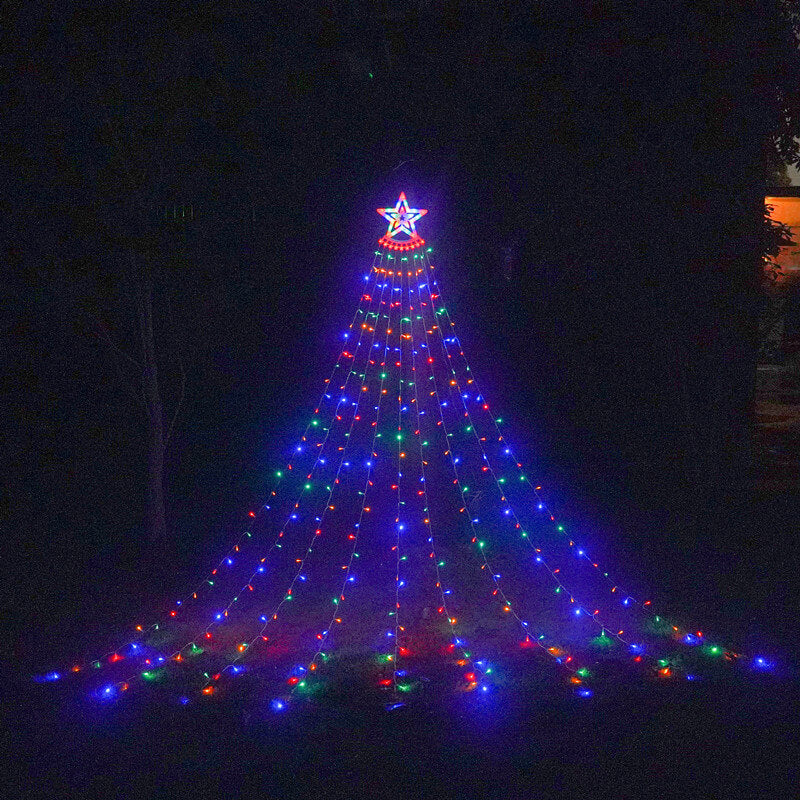 Star Waterfall Light Christmas Meteor Lights LED String Lamp-Orizon Depot