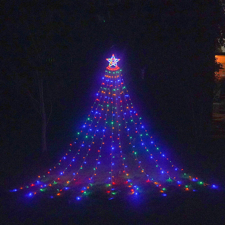 Star Waterfall Light Christmas Meteor Lights LED String Lamp-Orizon Depot