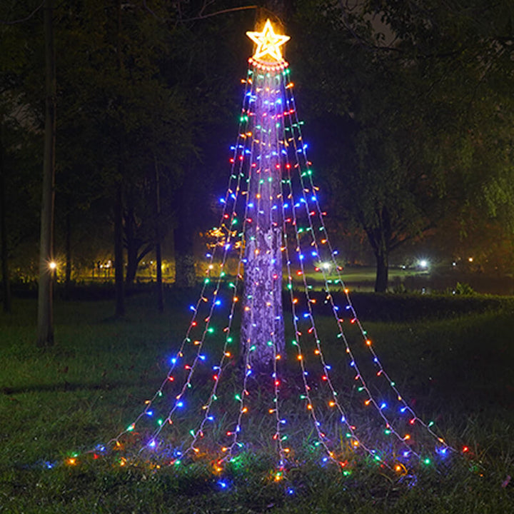 Star Waterfall Light Christmas Meteor Lights LED String Lamp-Orizon Depot