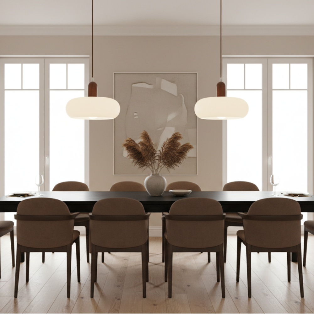 Nordic Cream Pendant Light with Modern Minimalist Elegance-Orizon Depot