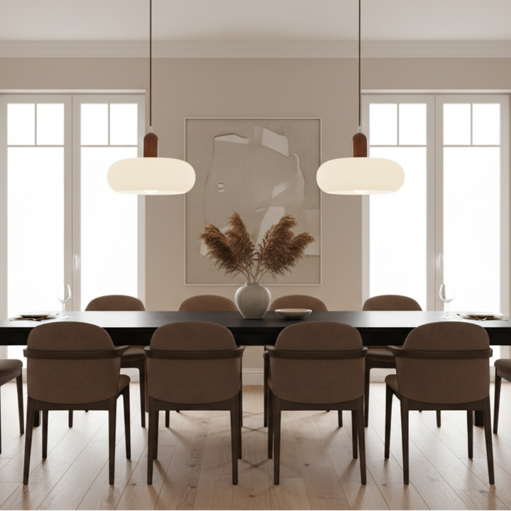 Nordic Cream Pendant Light with Modern Minimalist Elegance-Orizon Depot