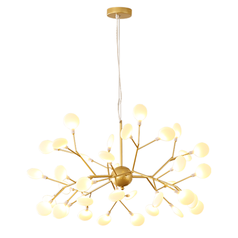 Modern Metal Branch Fireflies LED Chandelier with 27/36 Lights-Orizon Depot