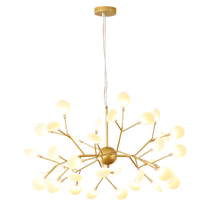 Modern Metal Branch Fireflies LED Chandelier with 27/36 Lights-Orizon Depot