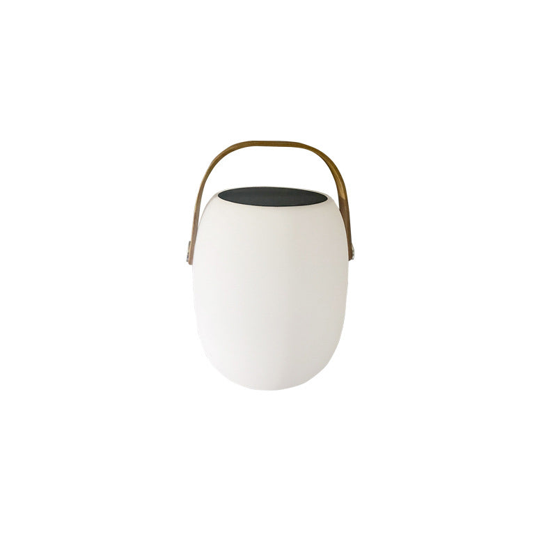 Solar PE Portable Basket LED Light Outdoor Waterproof Decorative Lamp