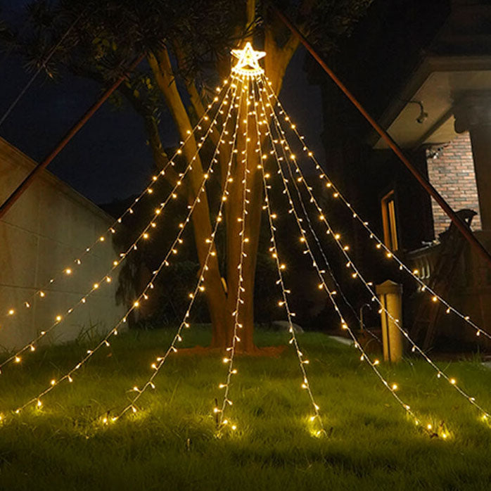 Star Waterfall Light Christmas Meteor Lights LED String Lamp-Orizon Depot