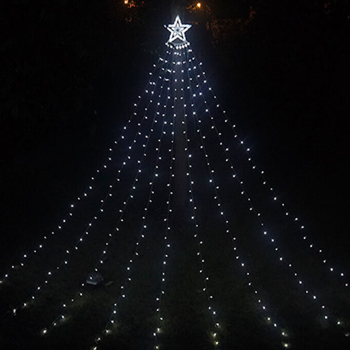 Star Waterfall Light Christmas Meteor Lights LED String Lamp-Orizon Depot