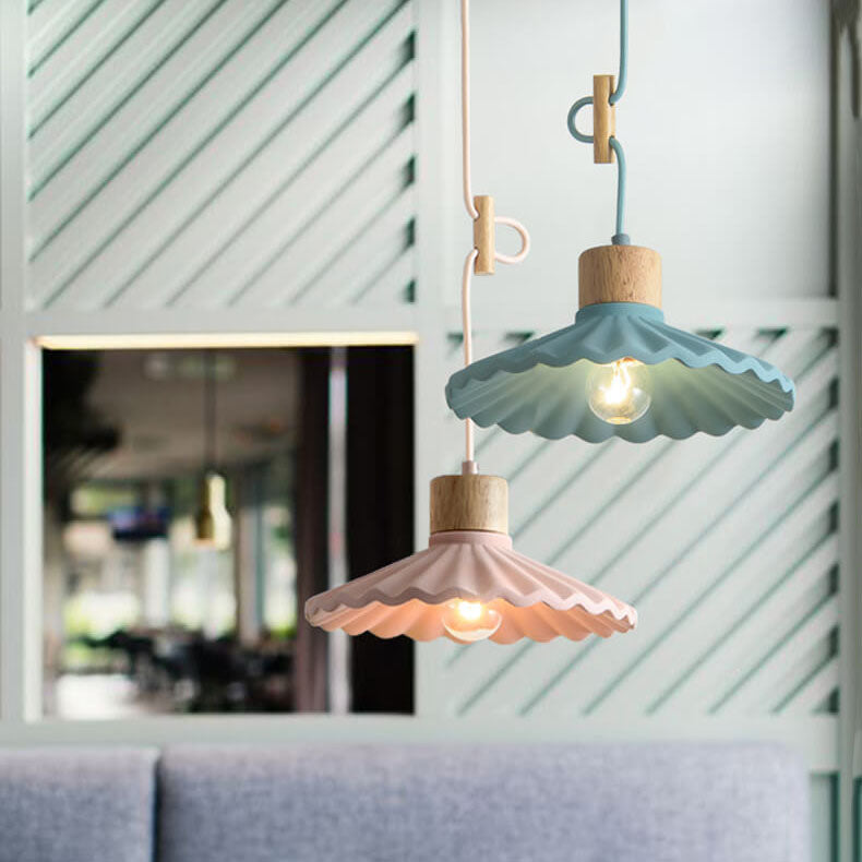 Modern Macaron Cement Pendant Lamp for Living Room-Orizon Depot