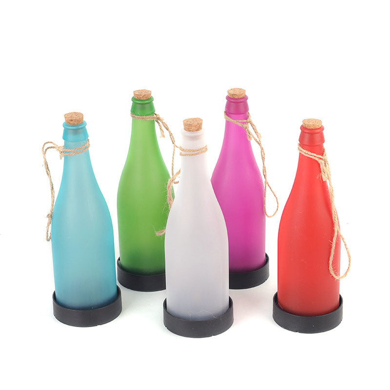5 Piece Solar Wine Bottle Light Outdoor Decoration LED Hanging Lights-Orizon Depot