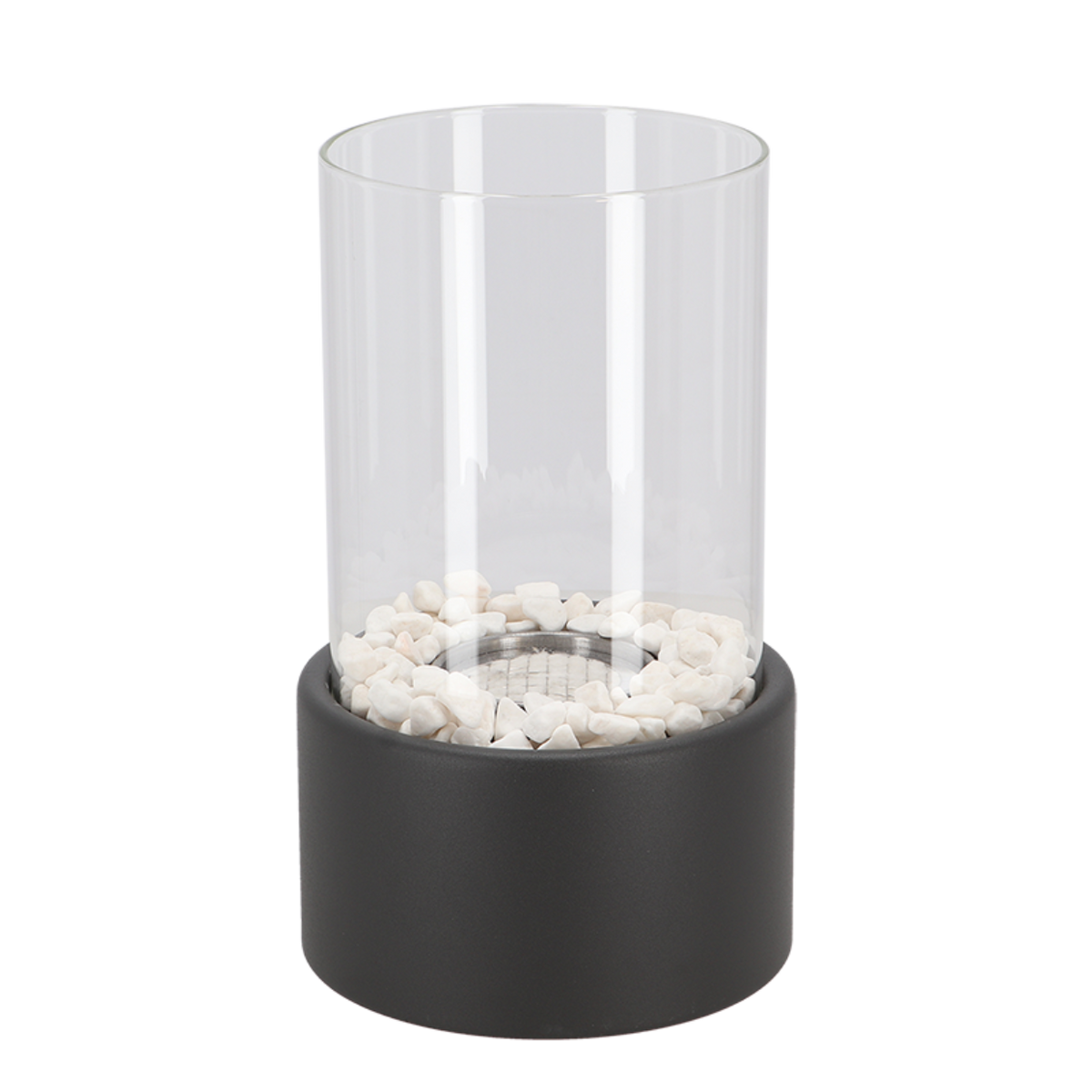 Stylish Ambient Table Lamp with Decorative Flame Effect
