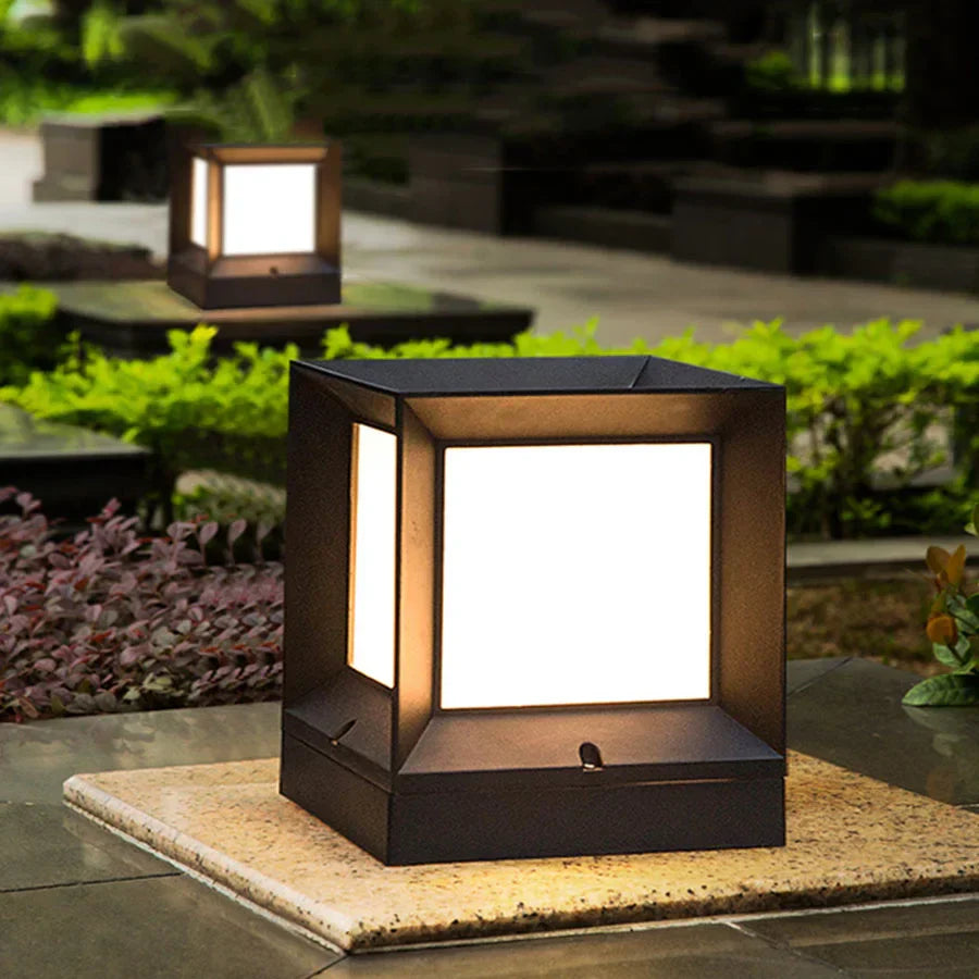 Outdoor Tor Floor Lamp - Stylish Lighting for Patios and Gardens-Orizon Depot