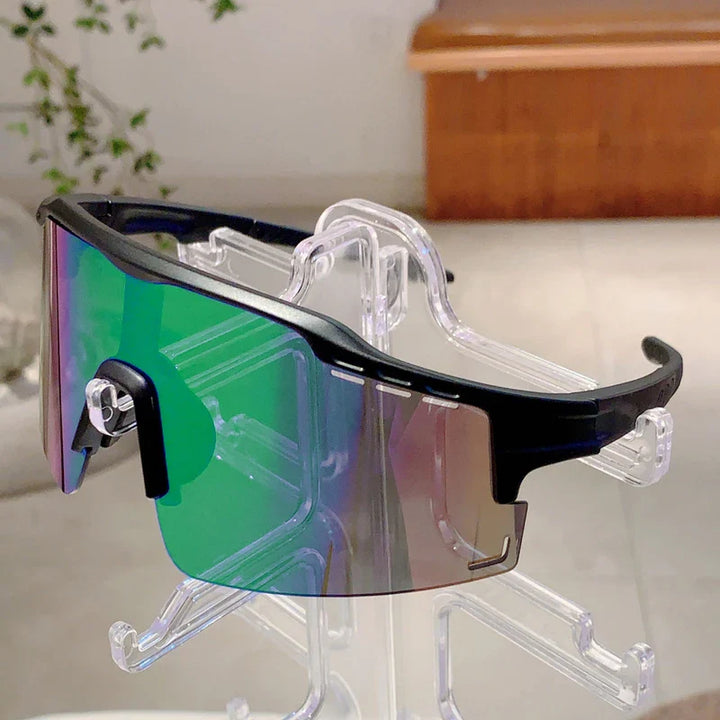 Oversized Punk Mirror Anti-UV Sports Sunglasses-Orizon Depot