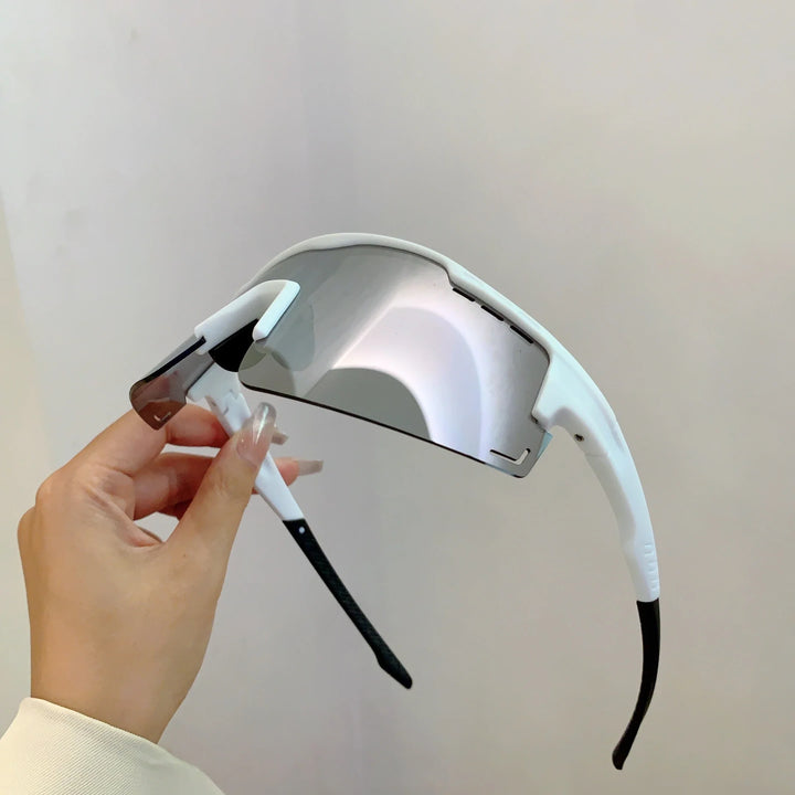 Oversized Punk Mirror Anti-UV Sports Sunglasses-Orizon Depot