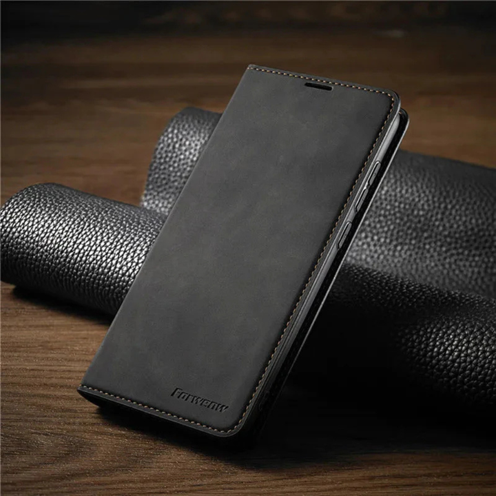 Leather Magnetic Shockproof Slim Phone Case-Orizon Depot