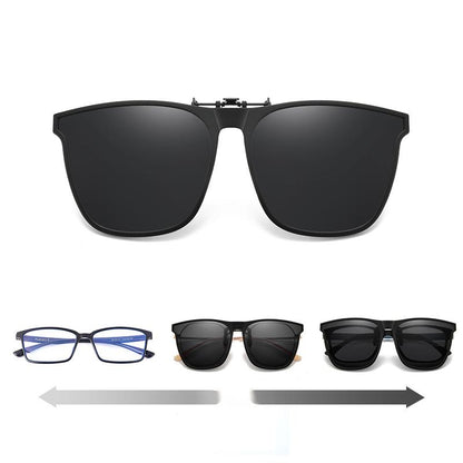 Polarized Clip-On Flip-Up Sunglasses for Enhanced Vision-Orizon Depot