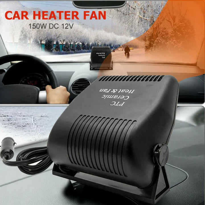 Portable 12V Car Heater Fan Defroster and Demister Accessory-Orizon Depot