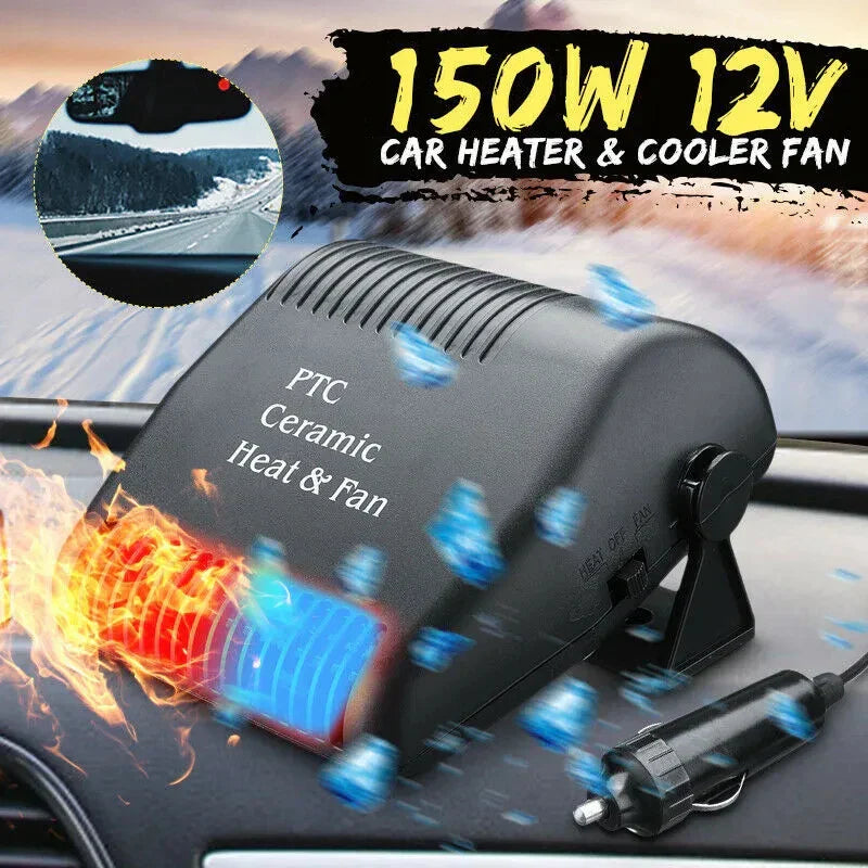 Portable 12V Car Heater Fan Defroster and Demister Accessory-Orizon Depot