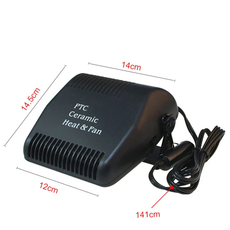 Portable 12V Car Heater Fan Defroster and Demister Accessory-Orizon Depot