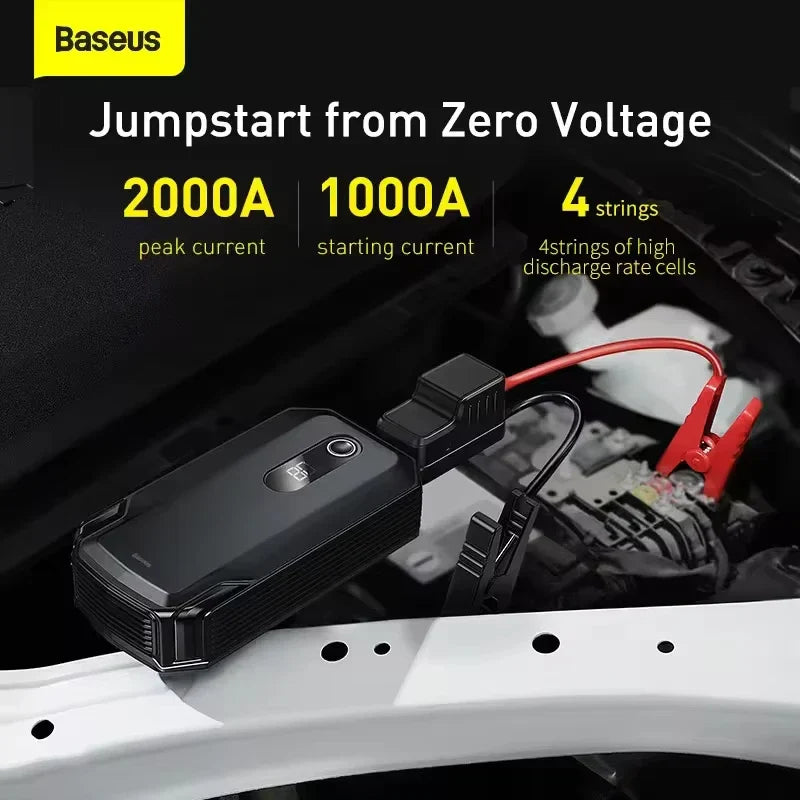 Portable 12V Car Jump Starter Power Bank for Emergency Boost-Orizon Depot