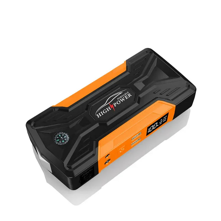 Portable 12V Emergency Car Jump Starter and Power Bank Kit-Orizon Depot