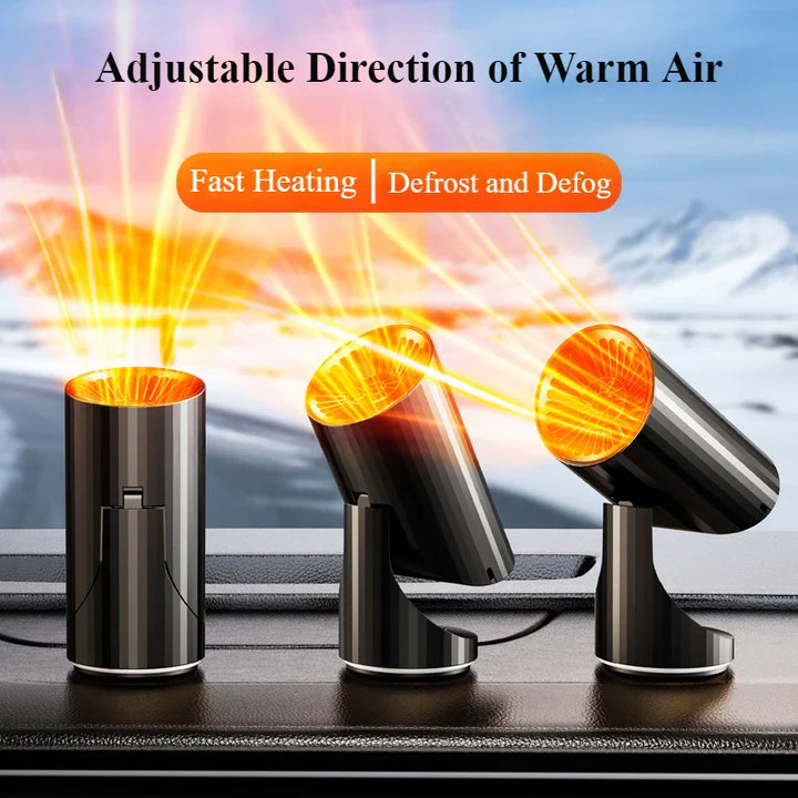 Portable 360° Car Heater Defogger for Quick Winter Warmth-Orizon Depot