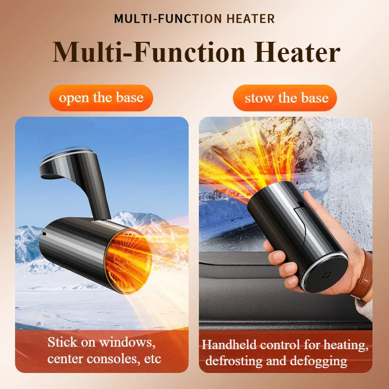 Portable 360° Car Heater Defogger for Quick Winter Warmth-Orizon Depot