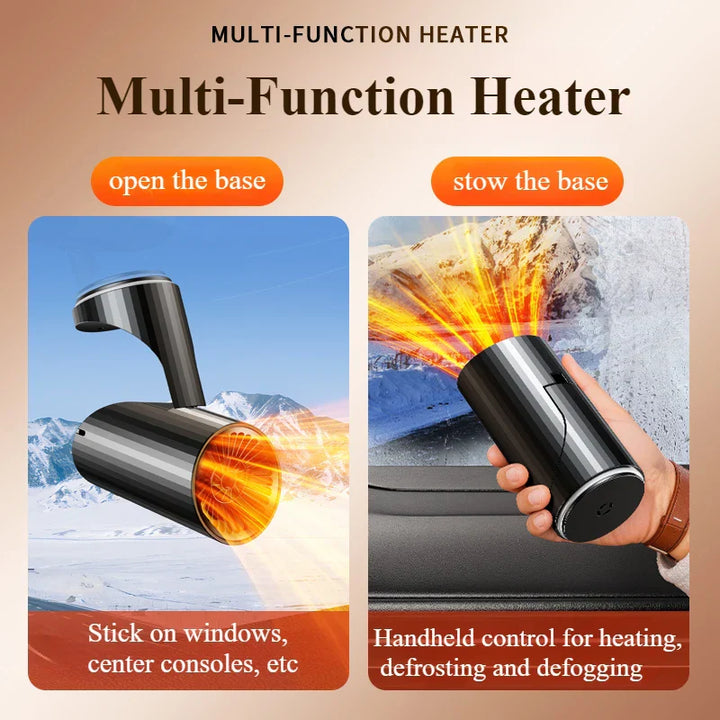 Portable 360° Car Heater Defogger for Quick Winter Warmth-Orizon Depot