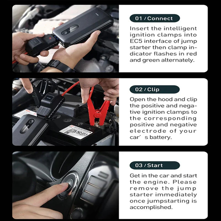 Portable 800A Car Jump Starter Power Bank for Emergencies-Orizon Depot