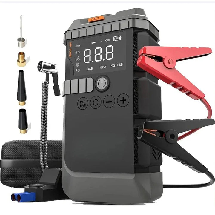 Portable Car Jump Starter with Air Pump and Tire Inflator-Orizon Depot