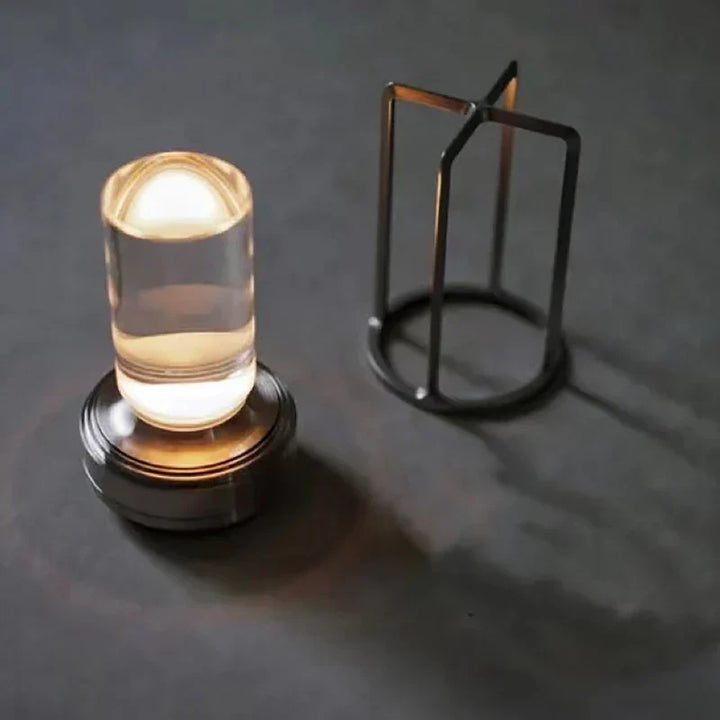 Portable Wireless LED Lantern with Charging Station-Orizon Depot