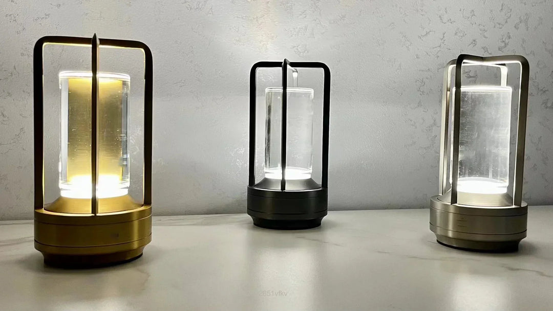 Portable Wireless LED Lantern with Charging Station-Orizon Depot