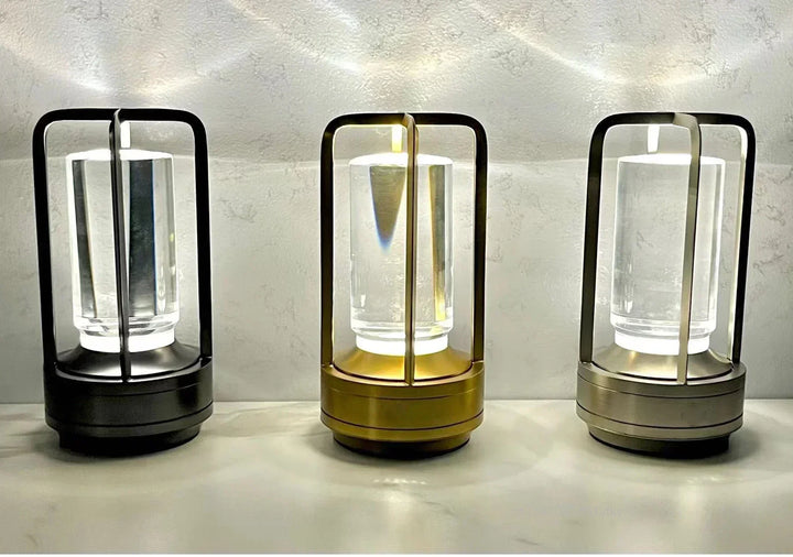 Portable Wireless LED Lantern with Charging Station-Orizon Depot