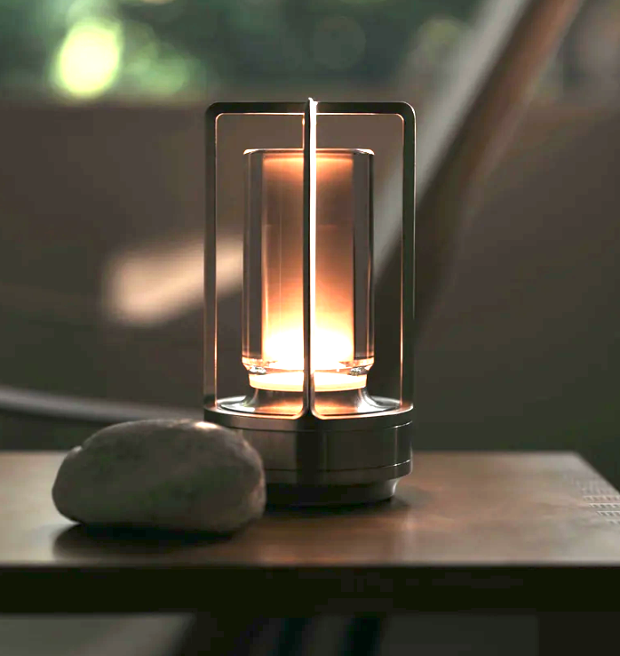 Portable Wireless LED Lantern with Charging Station-Orizon Depot