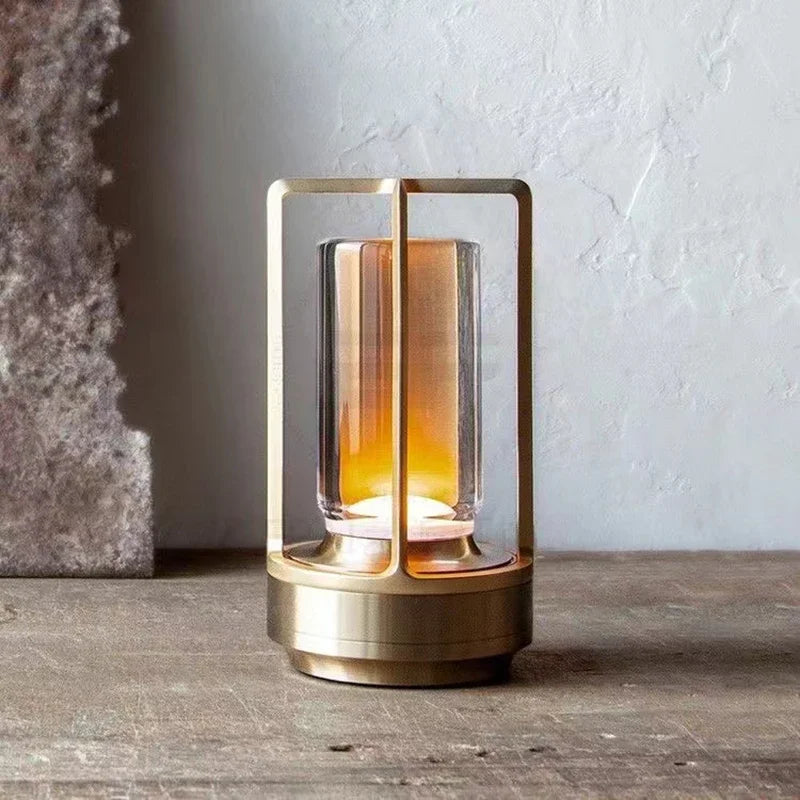 Portable Wireless LED Lantern with Charging Station-Orizon Depot
