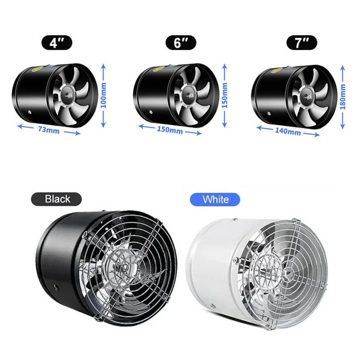 Powerful Quiet Exhaust Fan – Enhance Air Quality at Home & Office-Orizon Depot