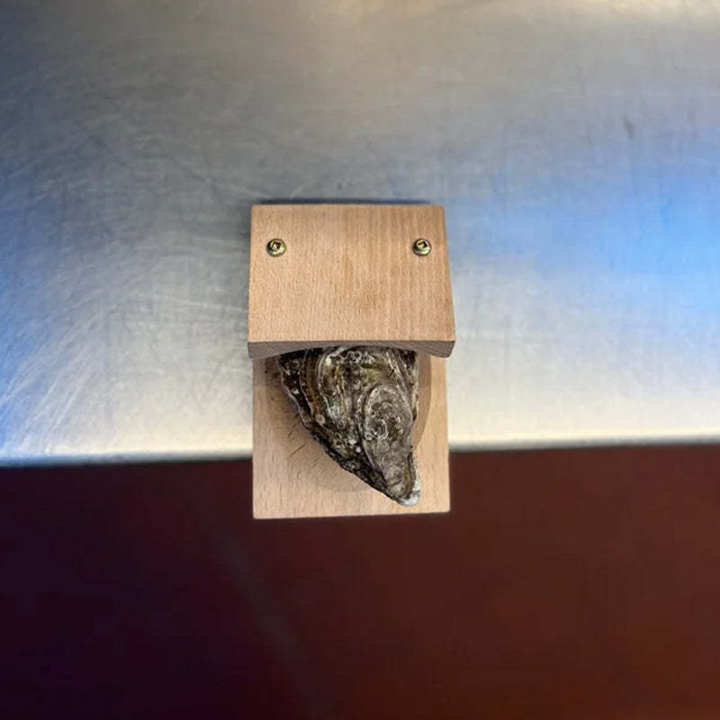Premium Wood Handle Oyster Shell Opener Clamp-Orizon Depot