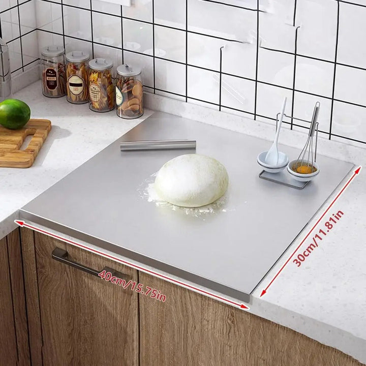 Premium Stainless Steel Cutting Board – Perfect for Pizza and Pastries!-Orizon Depot