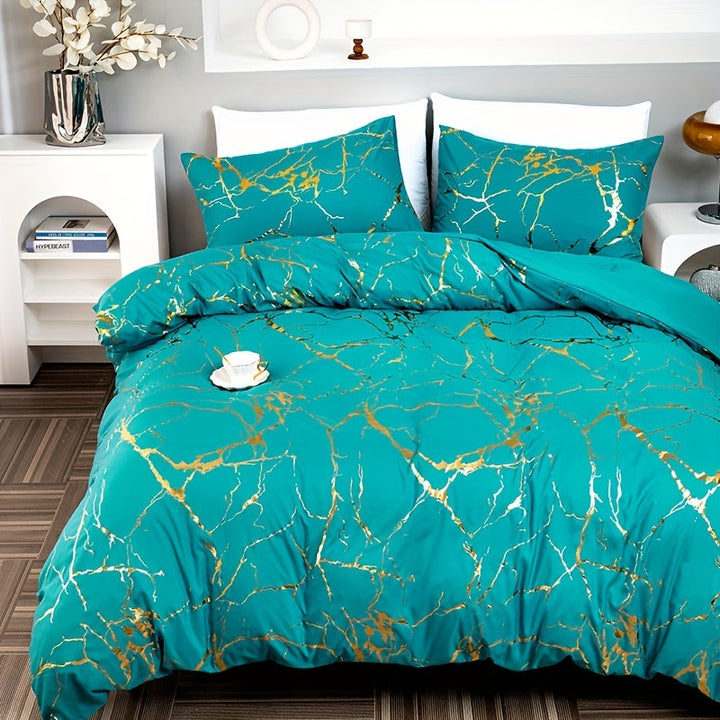 Luxury Silk Soft Duvet Cover Set – Elegant and Comfortable Bedding-Orizon Depot