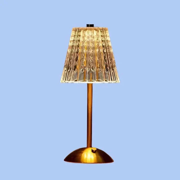 Rechargeable LED Cordless Crystal Table Lamp for Modern Decor-Orizon Depot
