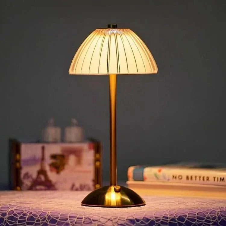 Rechargeable LED Cordless Crystal Table Lamp for Modern Decor-Orizon Depot