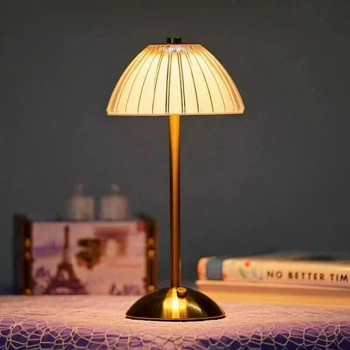 Rechargeable LED Cordless Crystal Table Lamp for Modern Decor-Orizon Depot