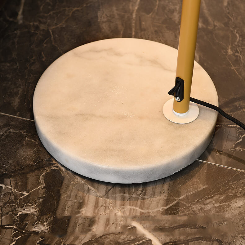 Retro Zen Simulation Bamboo Pole 1-Light Pedestal Standing Floor Lamp-Orizon Depot