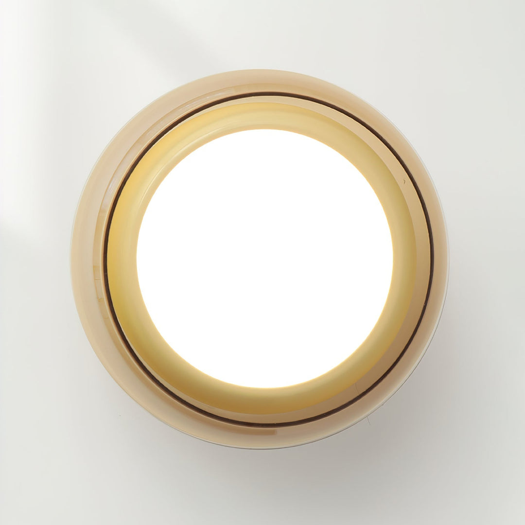 Retro Glass Flush Mount Ceiling Light | LED Indoor Fixture