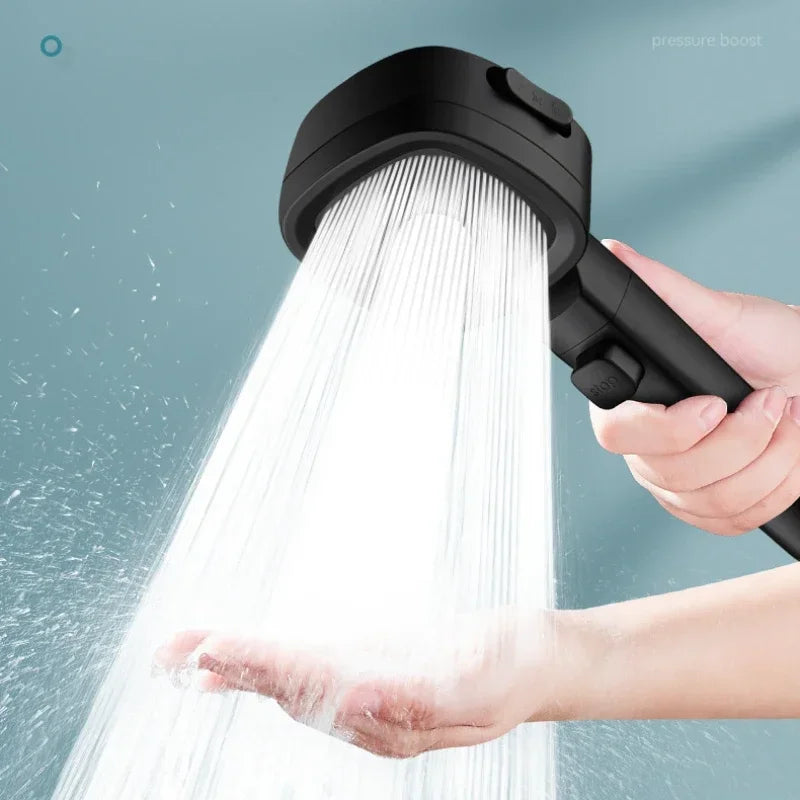 Water-Saving High Pressure Shower Head with 3 Adjustable Modes